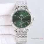 BLS Factory Clone Omega De Ville Prestige 8800 Green Dial Stainless Steel Watches